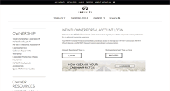 Desktop Screenshot of owners.infinitiusa.com
